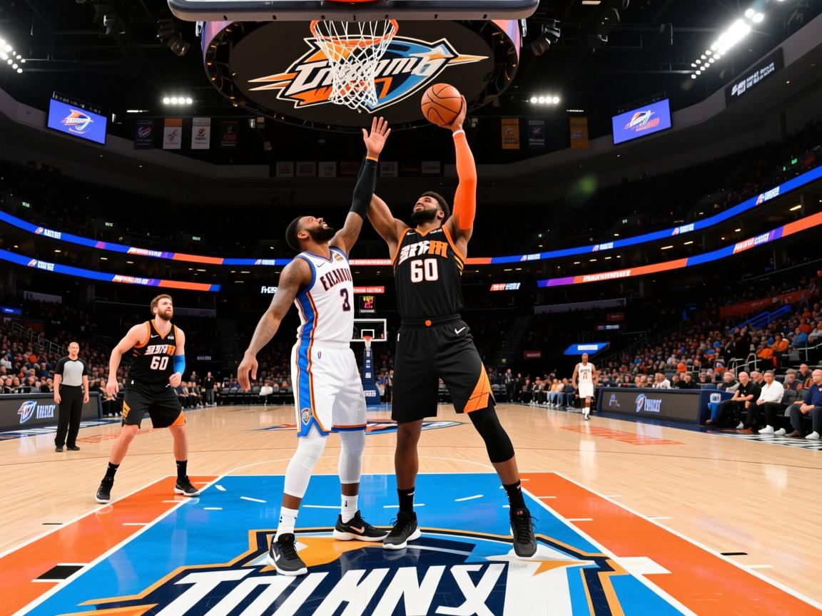 太阳队双子星合砍60分，大胜雷霆队  第1张